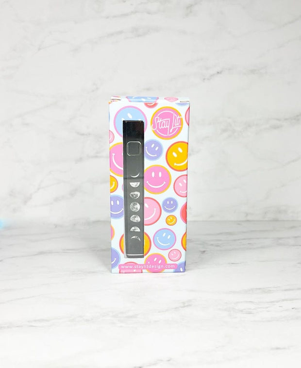 Black crescent moon StayLIt Design 510 threaded battery