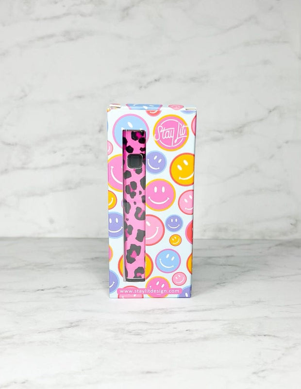 Staylit Design pink cheetah vape pen 