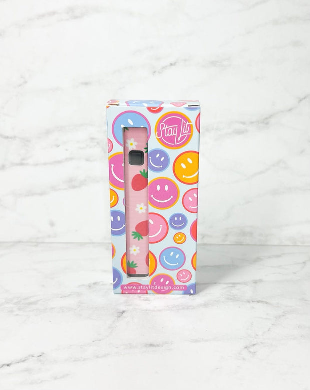 Strawberry 510 StayLIt Design Battery