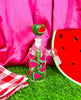 Watermelon ash catcher on a red and green background  with green bowl
