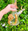 Juicy J Golden Squid Tentacle 16in Glass Water Pipe/Bong