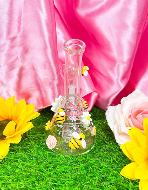 Pink Bee Rigs Pink Beehive Dab Rig Set | Cute Dab Rig Sets
