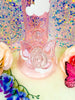 Purple Butterfly Pink Clouds 12in Glass Water Pipe/Bong