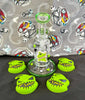 Oogie Boogie Bent Neck Glass Water Pipe/Rig