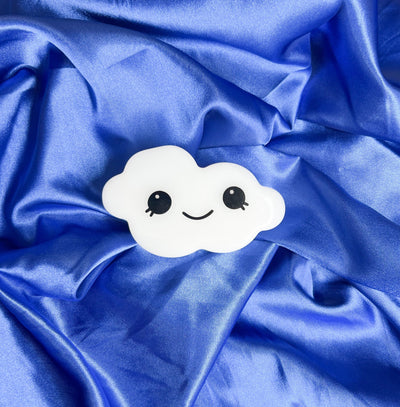 Smiley Cloud Glass Hand Pipe