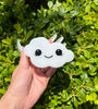 Smiley Cloud Glass Hand Pipe