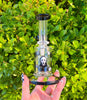 Black Ghost Face Glass Water Pipe/Dab Rig