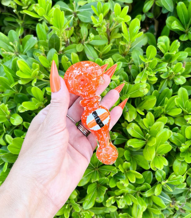 Orange Sushi Glass Hand Pipe