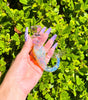 Fumed Mermaid Glass Hand Pipe