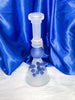 Cheech Blue Crystal Glass Water Pipe/Dab Rig