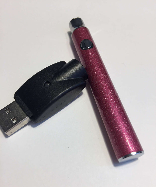 Pink Vape Pen, Custom-Wrapped Batteries