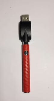 510 Threaded Battery Red Carbon Fiber Vape Pen