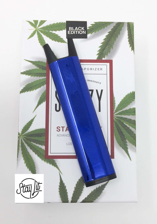 Blue Metallic Vinyl STIIIZY Pro Battery 3 Volt Modes & USBC | StayLit Blue Metallic Vinyl STIIIZY Pro Battery 3 Volt Modes & USBC | StayLit