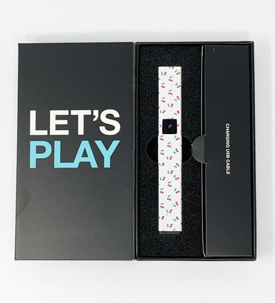 Custom Plugplay battery with a cherry print design
