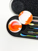 Close up of the silicone wax container included in the 5 piece set