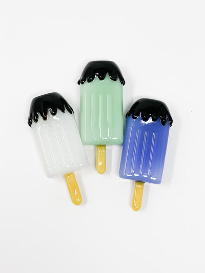 Group photo of the 3 different ice cream popsicle hand pipes we have to offer