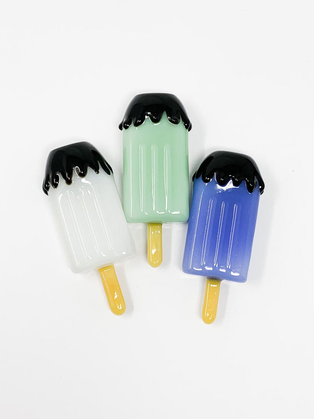 Group photo of the 3 different ice cream popsicle hand pipes we have to offer