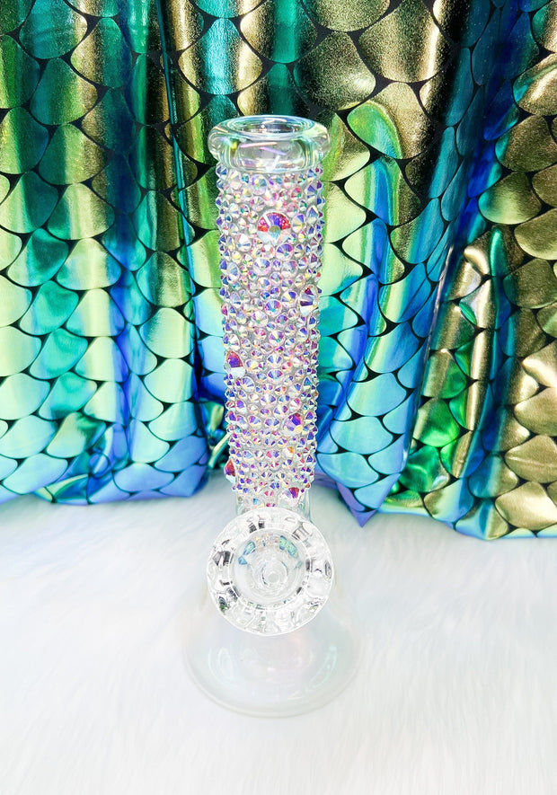 Real Crystal Bong Front View