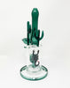 hand-blown glass cactus bong with scorpion perc