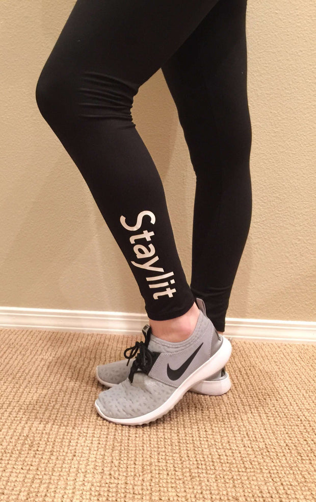 Womens StayLit Leggings Super Soft Custom Made