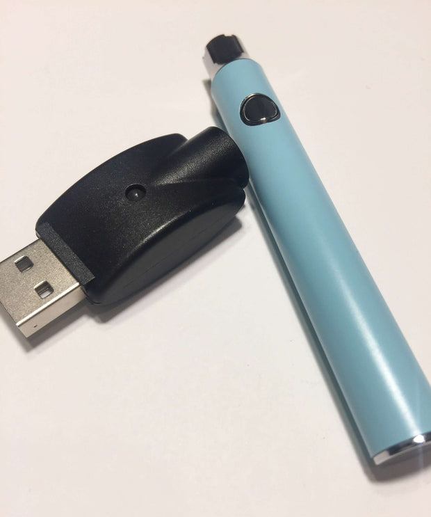 510 Threaded Matte Baby Blue Vape Pen
