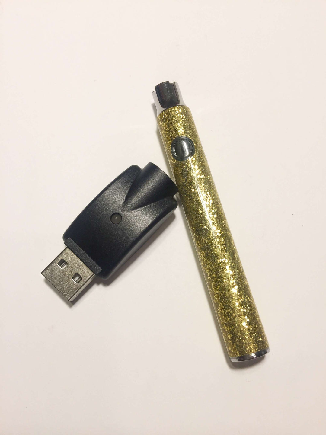 510 Battery Real Gold Glitter Vape Pen | StayLit Design 510 Battery Real Gold Glitter Vape Pen | StayLit Design