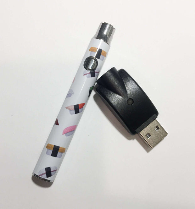 510 Threaded Battery Sushi All Over Print Vape Pen