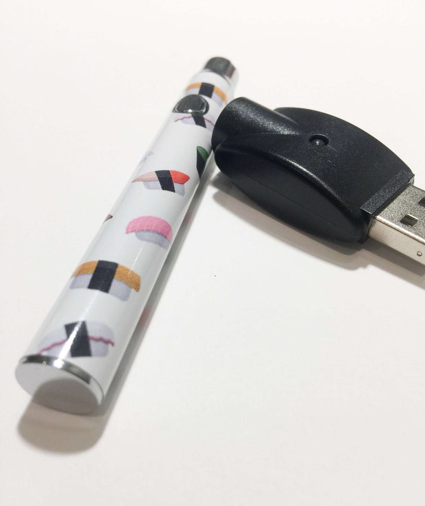 510 Threaded Battery Sushi All Over Print Vape Pen