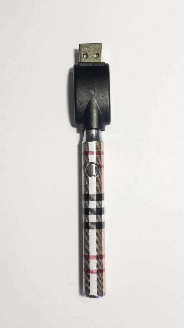 510 Threaded Battery Plaid Vape Pen
