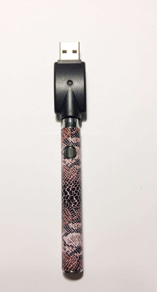 510 Threaded Battery Rattlesnake Skin Vape Pen
