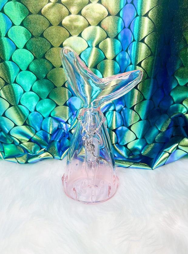 Magical Mermaid 7 Inch Glass Water Pipe/Dab Rig