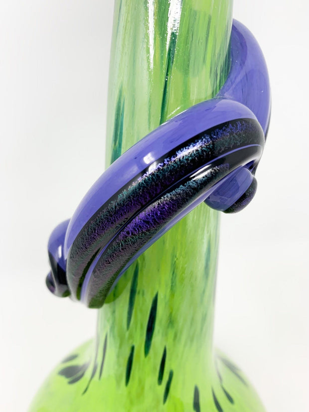 Noble Glass Green Violet Dichroic Heady Glass Water Pipe/Bong