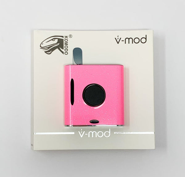 510 Threaded VMod Battery Light Pink Glitter Starter Kit For Sale