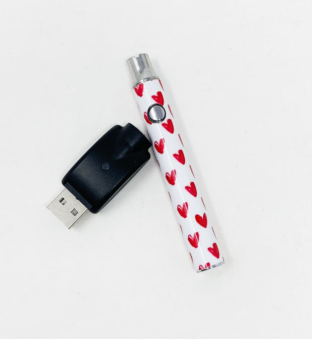 510 Threaded Battery Red Hearts Starter Kit