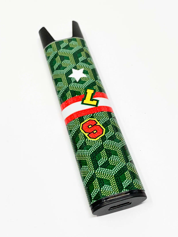Stiiizy Pen Green Varsity Geometric Battery Starter Kit