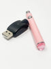 510 Threaded Battery Baby Pink Glitter Pink Crystal Starter Kit