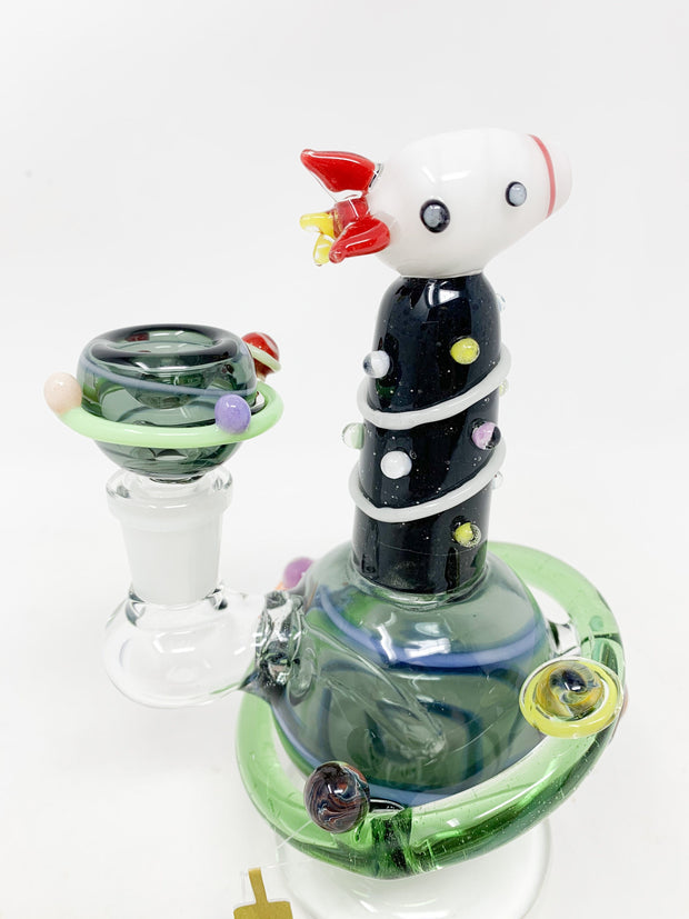 Empire Glassworks Rocket Ship Water Hand Pipe/Dab Rig
