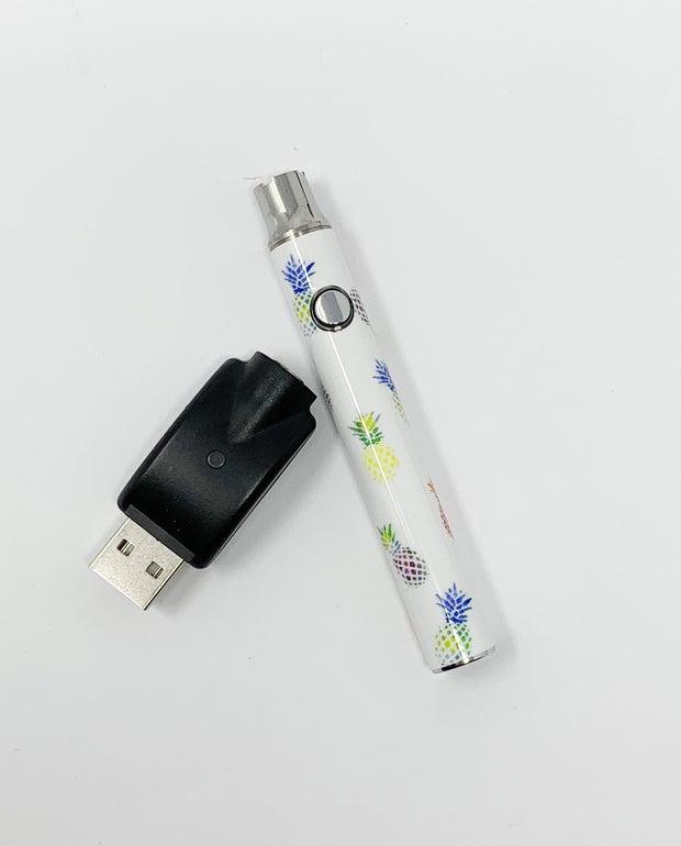 510 Threaded Battery White Rainbow Pineapple Starter Kit