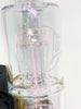 StayLit Iridescent Double Tree Perc Bent Neck Glass Water Pipe/Rig