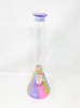 Pink Purple Swirl 14in Silicone Water Pipe/Bong