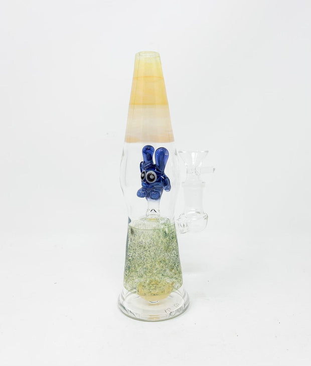 Guru Glass Crushed Opal Monster Lamp Heady Glass Water Pipe/Rig
