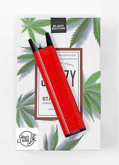 Stiiizy Red Glitter Pro Battery Starter Kit