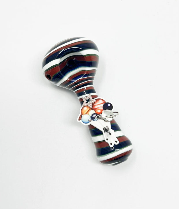 Space Astronaut Balloons Glass Hand Pipe