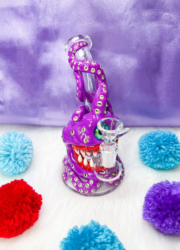 Ahh Little Monster Glow In The Dark Water Pipe For Sale|StayLit Design