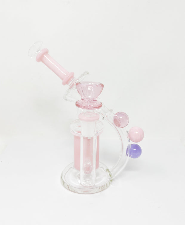 Pastel Planet Recycler Glass Water Pipe/Rig