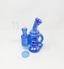 Crystal Glass Iridescent Reclaimer Recycler Glass Water Pipe/Dab Rig