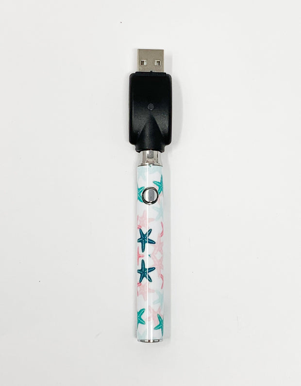 510 Threaded Battery Aqua Pink Starfish Starter Kit