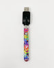 510 Threaded Battery Rainbow Cats Fuchsia Rhinestone Starter Kit