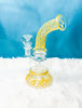 Colored Swirl Glass Water Pipe/Dab Rig