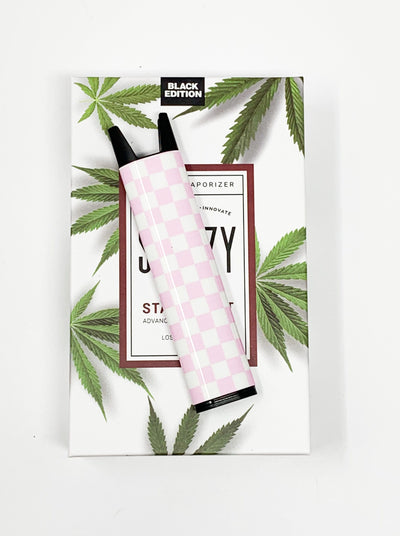 Stiiizy Pink Checkered Designer Pro Battery Starter Kit